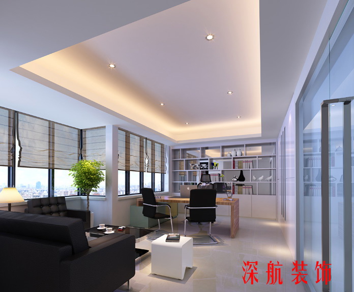 百分百服飾辦公室裝修前臺